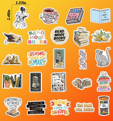 Bookish Stickers | 100Pcs Aesthetic Reading Book Stickers for Kindle | Book Love