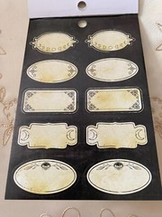 RECOLLECTIONS HALLOWEEN STICKER BOOK 12 SHEET 111 PC BOTTLE JAR POTION LABELS