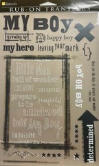 LOT OF 2 SETS DAISY D’S RUB-ON TRANSFERS IMAGES THIS BOY FRAME HAPPY CHILDREN