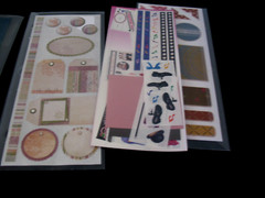 Creative Memories Lot Stickers, Dance, Earthtones, Blues, Neutrals