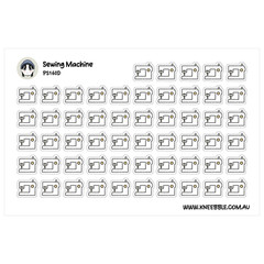 Tailor Planner Stickers – Sewing Machine Craft Project Tracking & Organization