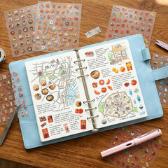 2000+ Cute Mini Sticker Pack, 36 Sheets Tiny Food & Snack Stickers,5Mm Transpare