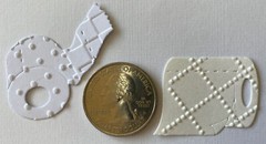 WHITE ROLL OF TOILET PAPER Die-Cuts •Survived 2020•Shortage •Limit•Buying•Virus