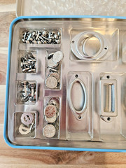 Stampin’ Up HODGEPODGE HARDWARE Styled Silver Metal Embellishment Kit – Retired