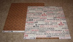 Echo Park 12×12 Double Sided Scrapbook Paper Lot of 14….Little Lumber Jack