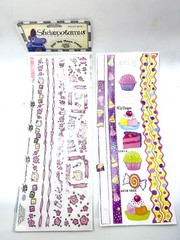 Vtg Scrapbook Stickers Lot 13 Frances Meyer NRN Mrs Grossmans Girl Birthday