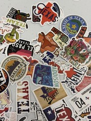 Texas Sticker Pack Various Designs and Sizes Cities And Humor