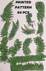 84 PCS. VARIETY OF PLANT LEAVES PAPER DIECUT FOR SCRAPBOOK EMBELISHMENT