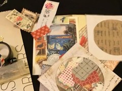 OOAK Junk journal + 1 Signature + Ephemera Box W Lace, Beads Handmade Pieces
