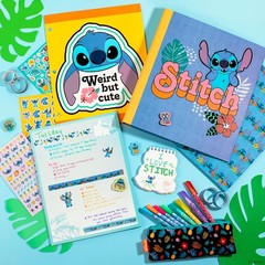 Disney’s Stitch 3-Ring Binder Stationery Set, Includes Journal, Stickers, Pen…