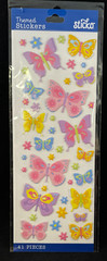 Sticko – Themed Stickers – Butterflies – Raised Stickers – 41 pcs