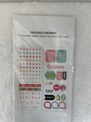 Pen+Gear Paper Lot Of 3 Pack 4-3″x8 Assorted Stickers Sheets #2