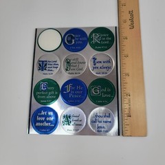 300 Bible Verse Stickers 2 Styles Scroll Metallic Sunday School Stocking Stuffer