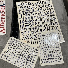Patriotic 4th Of July Stickers & Wood Words Foil Letters Washi Cardstock Glitter