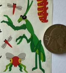 BUG FRIENDS Stickers(12pc) Mrs.Grossman’s…Ants…Grasshopper…Insect…Card Making…