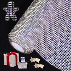 Locacrystal 81000Pcs Bling Rhinestone Sheet Roll Self-Adhesive Smooth Glitter…