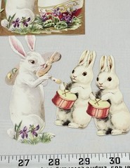 2019 Anna Griffin AG708 «VINTAGE BUNNY DIECUTS» Easter with Folio Box 253-Pcs