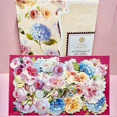 Anna Griffin’s Latest Hydrangea & Rose 30 PCS 3D Stickers +Ephemera Minis BONUS!