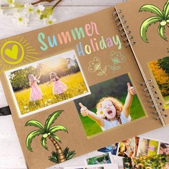 Charming 11×11 Scrapbook with Hard Cover – A Perfect Gift for Any Occasion
