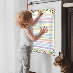 9 PCS Confetti Classroom Incentive Reward Chores Chart Pads for Kids Behavior
