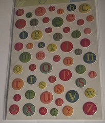 Daisy Hill Alphabet Dome Stickers Lower Case NEW