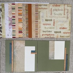 AUTUMN Themed Embellishments Kit