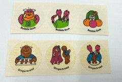 VINTAGE 1980’S SCRATCH & SNIFF STICKERS – SIX DIFFERENT SCENTS TO CHOOSE FROM