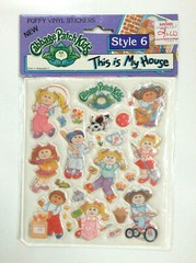 VINTAGE 80s GARBAGE PAIL KIDS + CABBAGE PATCH KIDS VINYL STICKERS – SUPER RARE!
