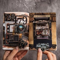 Crafting Ephemera Scrapbook Kit – 90 Antique Style Sheets for Nostalgic Projects