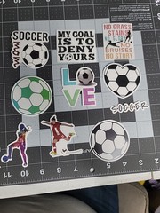 ASST SOCCER GIRLS SOCCER STICKERS GIRLS (GS1) ST4