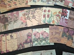 100 Pc Scrapbooking Supplies JJ Craft Kit Florabunda Theme Ephemera New Product