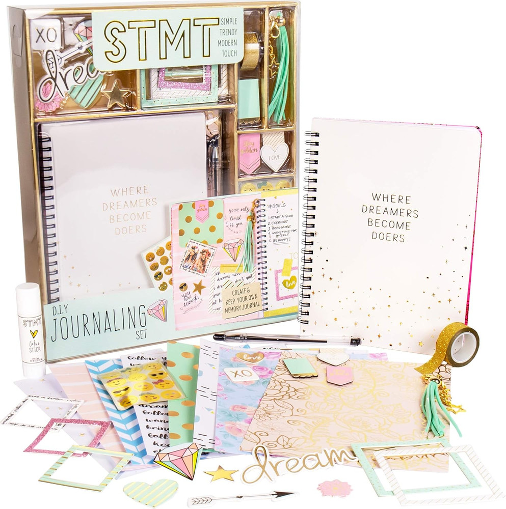 D.I.Y. Dreamers Become Doers Journaling Set, Stationery Set, Bullet Journal Kit,