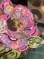 Unique Handmade Ephemera, Scrapbook,Junk Journal,tag,embellishment Mixed Media