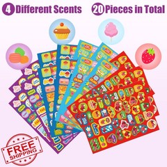 Eersida 750 Pcs Scented Smelly Reward Stickers for Kids Classroom, Motivation…