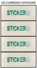 $20 1914 Federal Reserve Note Red Seal (US CURRENCY STICKERS) (Lot OF 2)