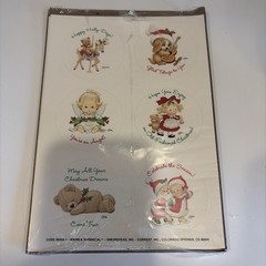 Vintage 1990’s Current INC. Warm & Whimsical Christmas Holiday Stickers