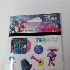 Trolls World Tour Dreamworks SandyLion Sticker Sets 4 Sheets Brand New