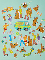 Scooby Doo Cute Cartoon Licensed Adhesive Stickers – Pack of 45