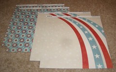 Bo Bunny Double-Sided Paper(4) ~ Firecracker ……Firecracker Celebration