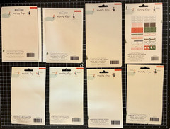 Crate Paper MERRY DAYS Gift Tags Sets, Clear Stamp Sets or 4 Sheet Stickers
