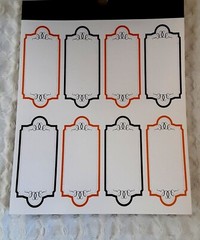 Recollections HALLOWEEN BOO Labels Happy Halloween Sweets Treat 129 Stickers NEW
