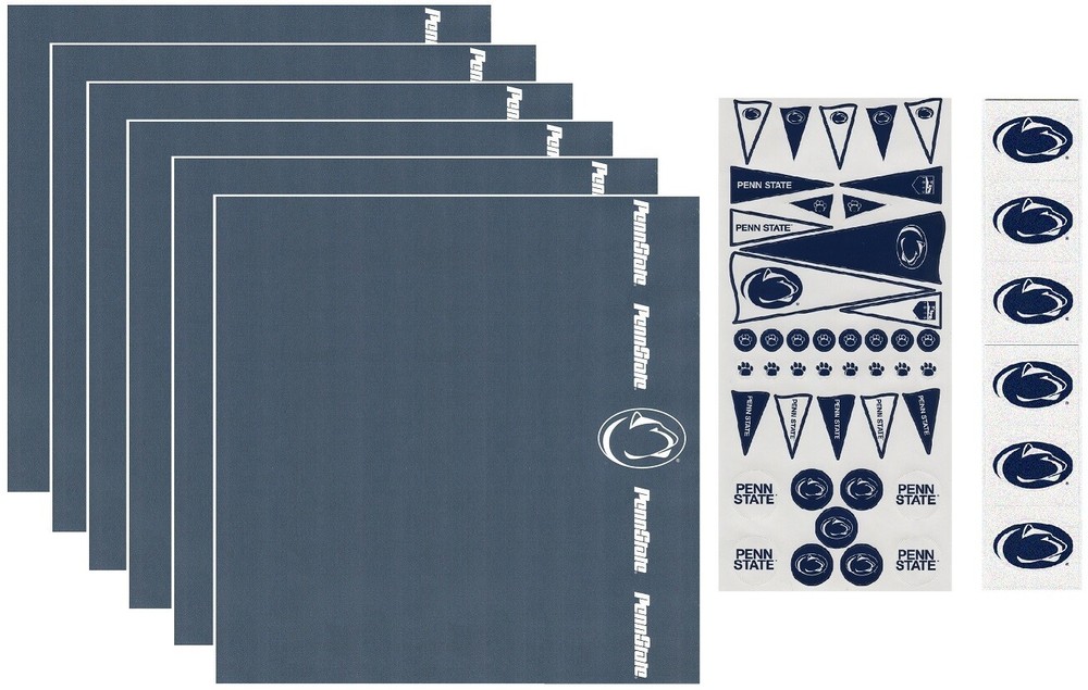 Pennsylvania State University Penn State Scrapbook Kit: paper & stickers NCAA
