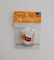 Jolee’s Popcorn & Soda Movie Theater Snacks Mini Scrapbooking Embellishments