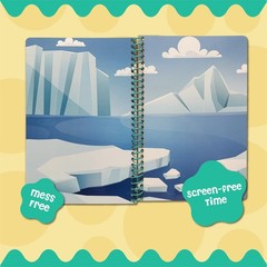 Stick4Ever Jelly Sticker Book – for Kids – Waterproof, Easy to Clean Reusable…