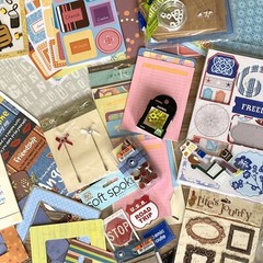 LOT NOS Scrapbooking Card Making Craft Albums Papers Stickers Bling Sheets Tools