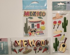 Lot of 10 JOLEE’S BOUTIQUE K&Co Scrapbook Stickers TRAVEL PLACES