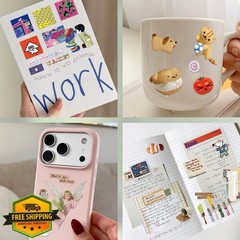 Bomichi Cat Y2K Sticker Book Journal Scrapbook