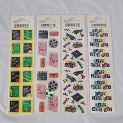 VINTAGE 1990s FMI Frances Meyer Stickers 4 Packages Scrapbooking Collection