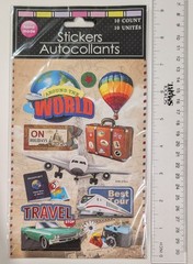 Travel Around The World Scrapbooking Stickers By Greenbrier International