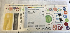 Creative Memories Papers Neutral Short Cuts ,Soft Touch Pastels,Cheerful Titles